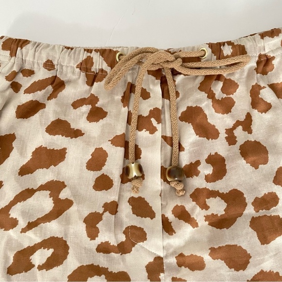 NANUSHKA Febe Pyjama Style Shorts ocelot leopard print cotton xs - Picture 3 of 10